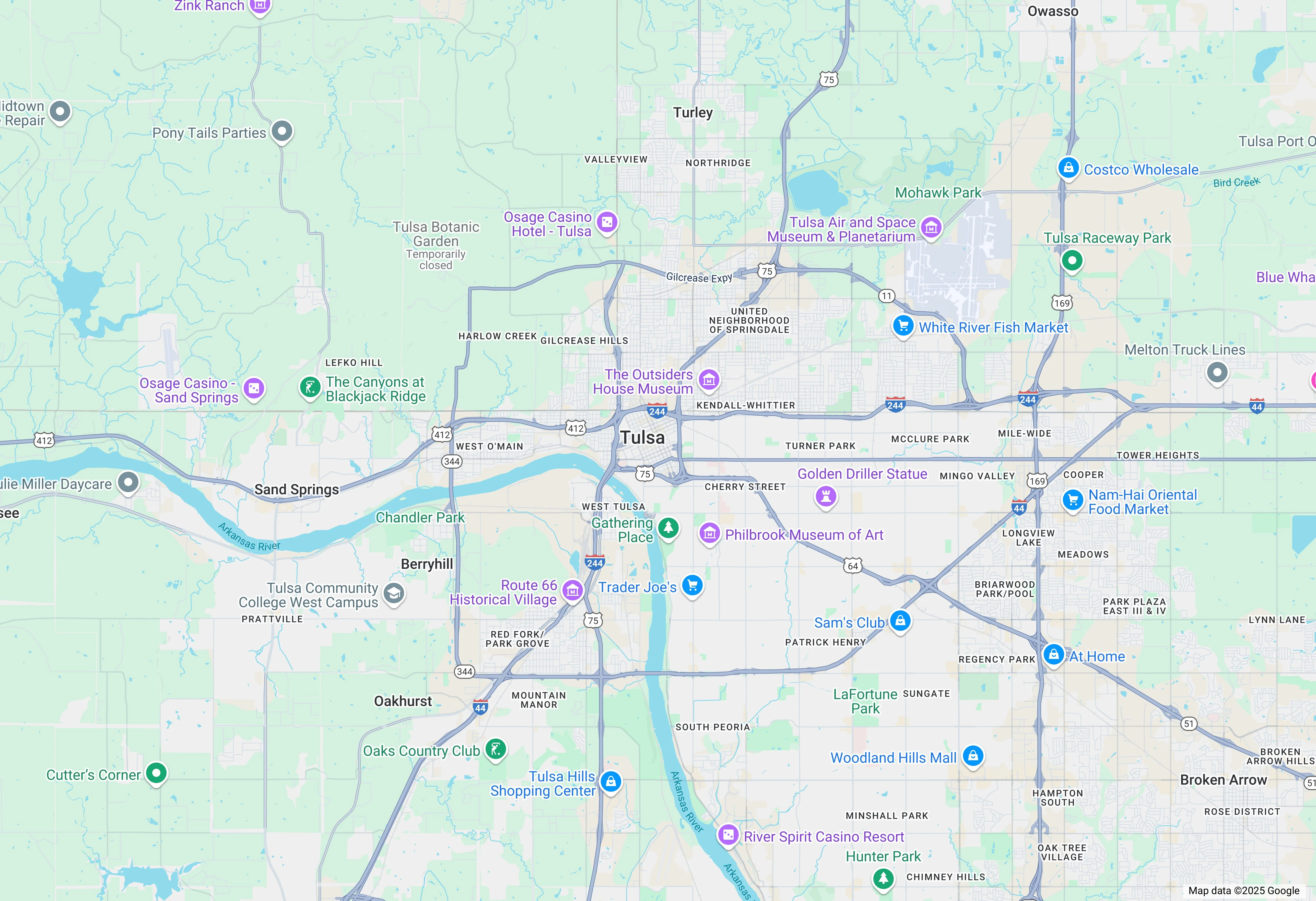 Tulsa Map